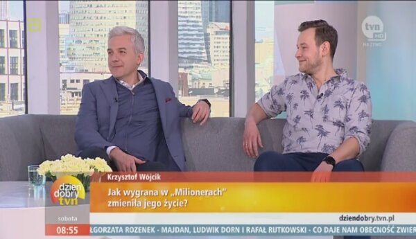 Krzysztof Wójcik o wygranej w "Milionerach"