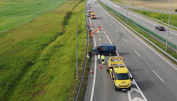 Zakopany w Zakopanem i rozbity bus na autostradzie